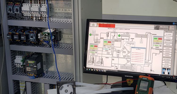 Destilador Industrial para Industria Química